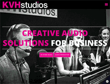 Tablet Screenshot of kvhstudios.com